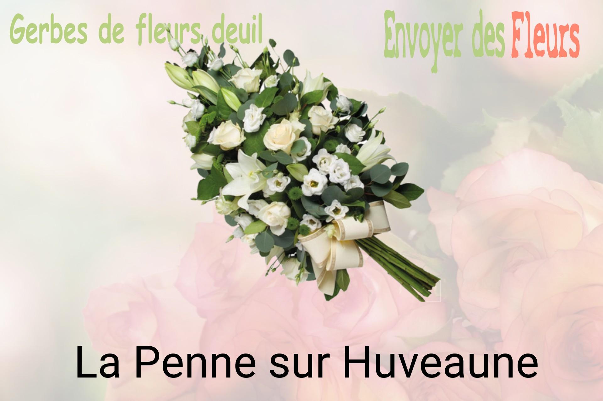 Gerbe de fleurs de deuil livrée à La Penne-sur-Huveaune